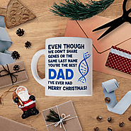 Merry Christmas Gift For Stepdad Though We Don't Share Genes – Not The Worst Gift