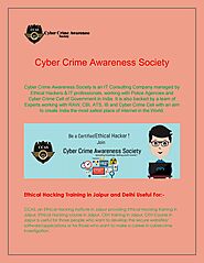 Hacking Training In Jaipur by ccasociety1 - Issuu