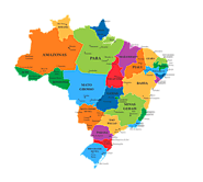 List of regions of Brazil - Maps123.net