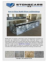 Easy Tips to Clean Marble Floors and Benchtops