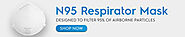 20-Pack N95 Mask Respirator (NIOSH), Safety Face Mask, Air Filtration Anti Dust Mask, Disposable Particulate Filterin...