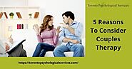 5 Reasons To Consider Couples Therapy