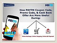 Where to find paytm discount coupon code & offers for more saving