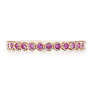 Tacori's Pink Sapphire Rings