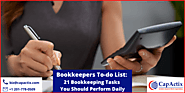 Bookkeepers To-do List: 21 Bookkeeping Tasks You Should Perform Daily