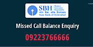 SBH Online Balance Enquiry Toll Free Number - 2020