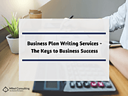 Business Plan Writing Services - The Keys to Business Success