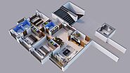 Creative 3D Floor Plan Rendering Services