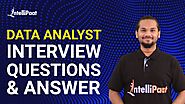 Data Analyst Interview Questions And Answers | Data Analyst Interview Questions | Intellipaat