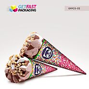 Get Wholesale Custom Cone Sleeves With Logo & ice cream cone sleeves