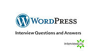 30+ WordPress Interview Questions & Answers | InterviewGIG