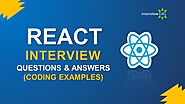 React Interview Questions and Answers | ReactJS Interview Questions | React Coding Examples |