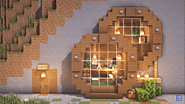 An Easy Step by Step Minecraft Mountain House Tutorial!  