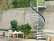 The Civik Zink Spiral Staircase Specially Designed For External Applications