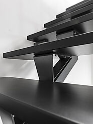 A Very Modern Mas Staircase With A Special Interlocking Steel Spine