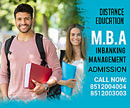 MBA in Banking Distance Education learning course masters Degree Admission 2021
