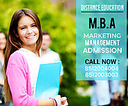 MBA Marketing Management Distance learning education Admission 2021-2022