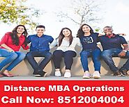 MBA Operations and Product Management Distance learning education Admission 2025-2026