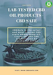 Get Lab-Tested CBD Oil Products Online