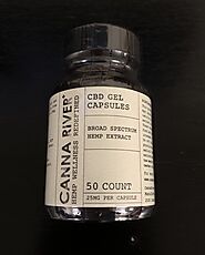 CBD Capsules Broad Spectrum by CannaRiver | CBD Safe