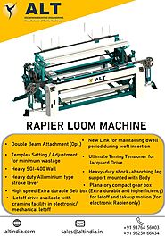 Best Leading Rapier Loom Machine Manufacturer in Surat