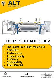 Best Leading High-Speed Rapier Looms Machine Manufacturer in Surat