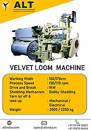 Best Leading Velvet Loom Machine Manufacturer in Surat