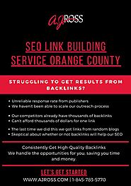 Orange County Link Building Services - Proven Experience