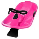 Lucky Bums Plastic Racer Sled, 40-Inch, Pink/Black