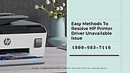 HP Printer Driver Is Unavailable Fixes 1-8009837116 Hp Printer Driver Download
