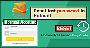 Reset lost password in Hotmail - Welcome to Contact Support Helpline