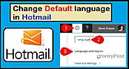 Change Default language in Hotmail - Welcome to Contact Support Helpline