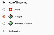 Google Autofill on Android now supports biometric authentication