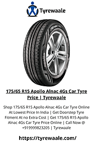 Website at https://tyrewaale.com/tyre/540/apollo-alnac-4gs-175-65-r15-tubeless-car-tyre