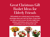 Great Christmas Gift Basket Ideas for Elderly Friends