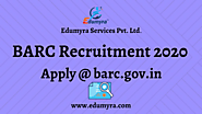 BARC Recruitment 2020: BARC Recruitment 2020 Apply