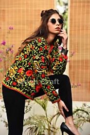 Floral Embroidery Boho Jacket | Craft and Fashion Store Online