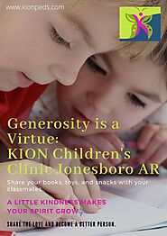KION Peds — Generosity is a Virtue  Children’s Clinic Jonesbor...