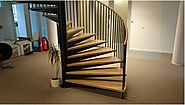 Ornate wooden stairs for Homes and Offices