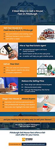 Infographics: Fastest Ways to Sell Your House in Pittsburgh
