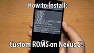 Install Custom ROM On Nexus 5 - Android Root Guides