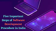 Five Important Steps of Software Development Procedure in India