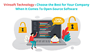 Choose the Best Company for Your Open-Source Software Development - Vrinsoft Technology
