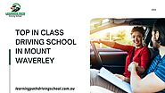 Top in Class Driving School in Mount Waverley and Mulgrave