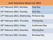 Funny Anti Valentines Day Quotes Images: Anti Valentine Week List 2021