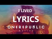 One Republic - I Lived - Lyrics Video (Native Album) [HD][HQ]