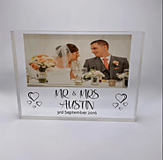 Shop for personalised gifts — Acrylic Photo Block — One Of A Kind Design UK