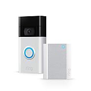 All-new Ring Video Doorbell + Ring Chime | 1080p HD video, Advanced Motion Detection, and easy installation (2nd Gen)...