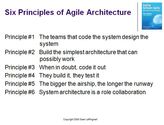 Agile Architecture: Principles for the Agile Architect