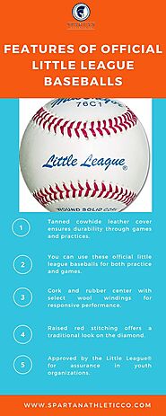Features of Official Little League Baseballs - Spartan Athletic Co.